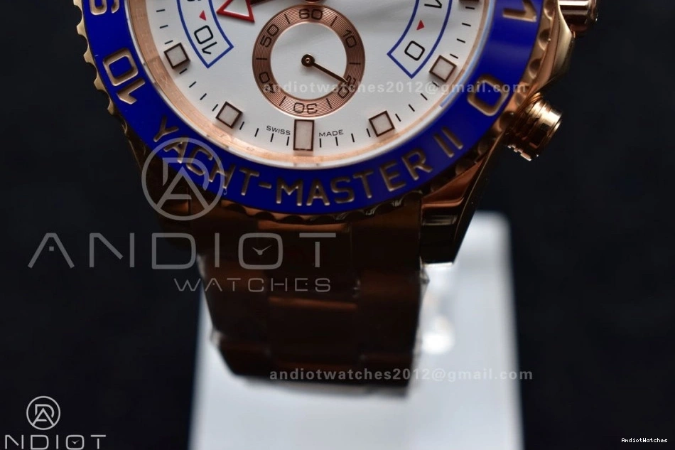 1223 Bracelet GMF A RG Best Blue 116685 1:1 Ceramic II Edition on TopPick YachtMaster RG 1221